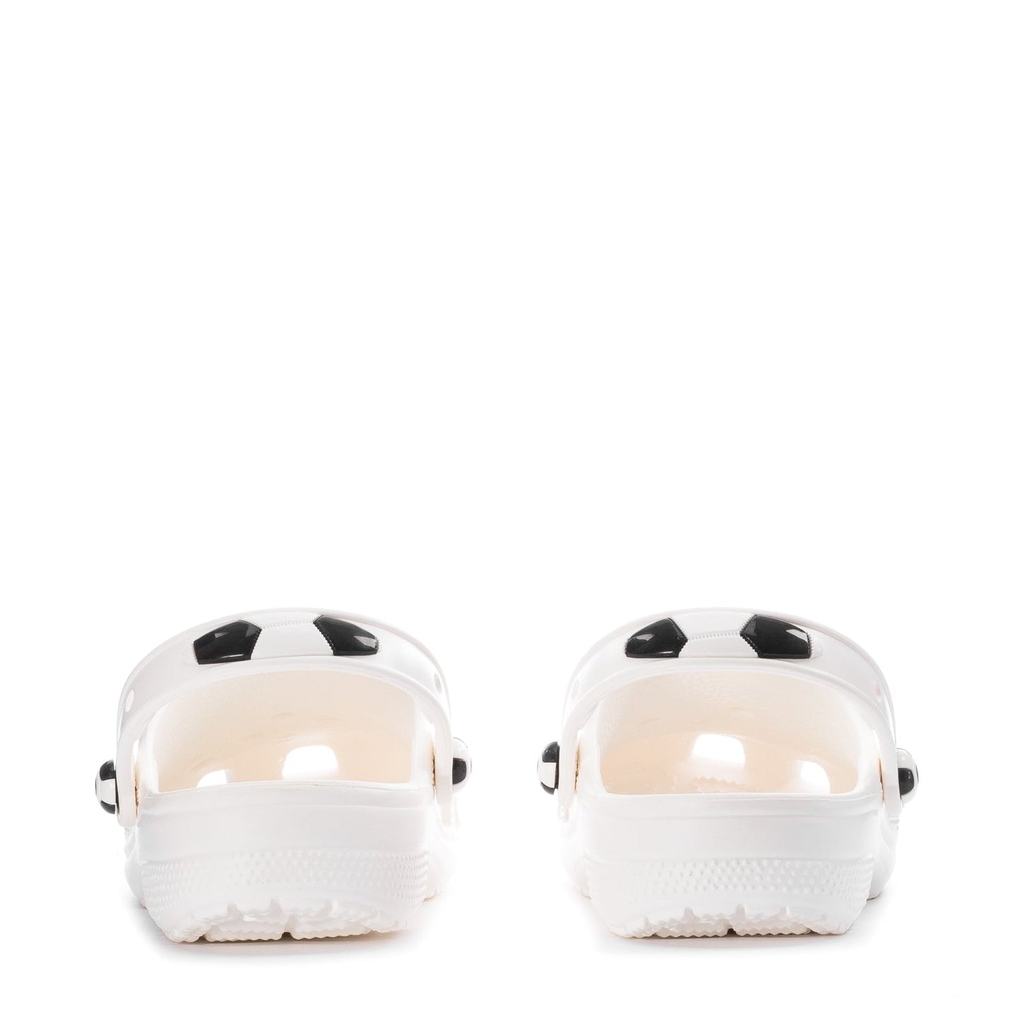 Crocs Youth Soccer Ball Classic Clog - White / Black