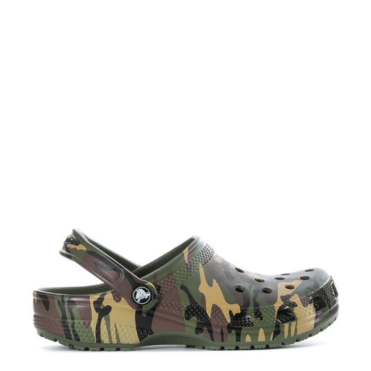 Crocs Youth Camo Classic Clog - Black / Multi