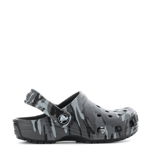 Crocs Toddler Classic Clog - Black / Grey