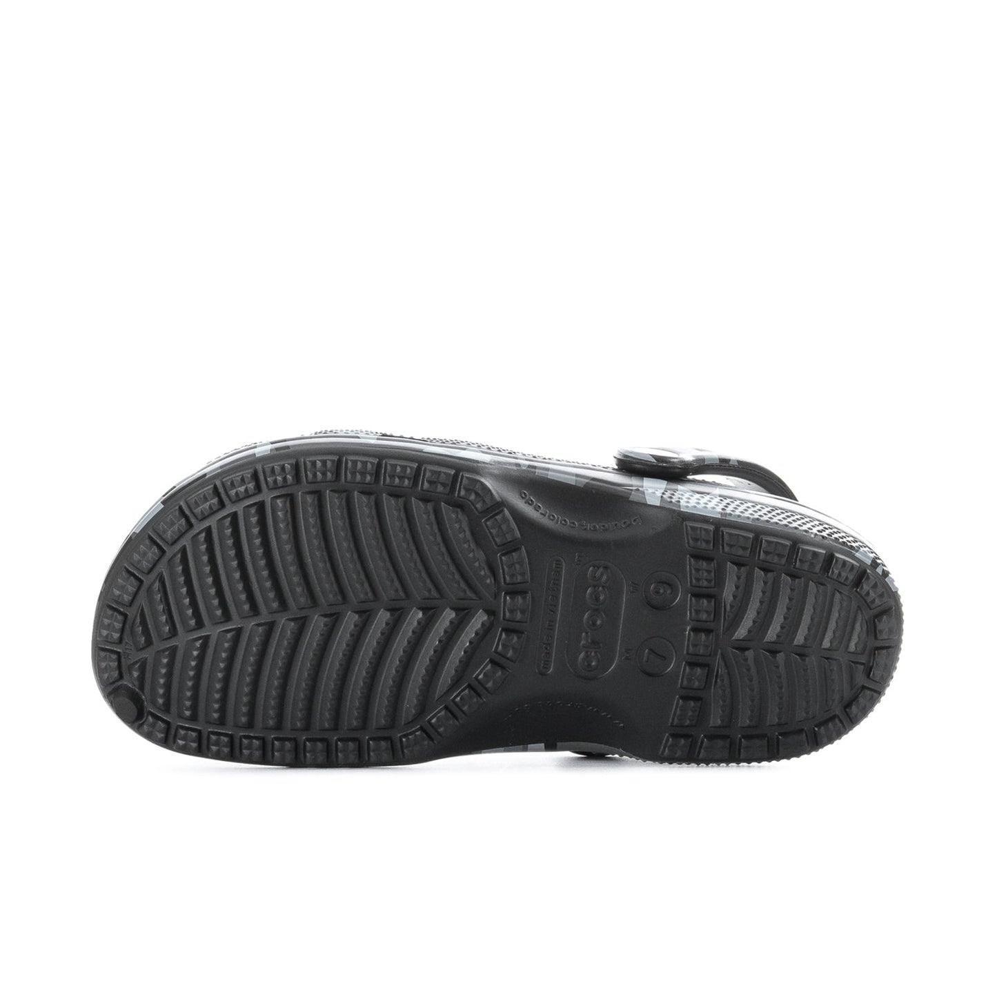 Crocs Men's Camo Classic Clog - Black / Grey