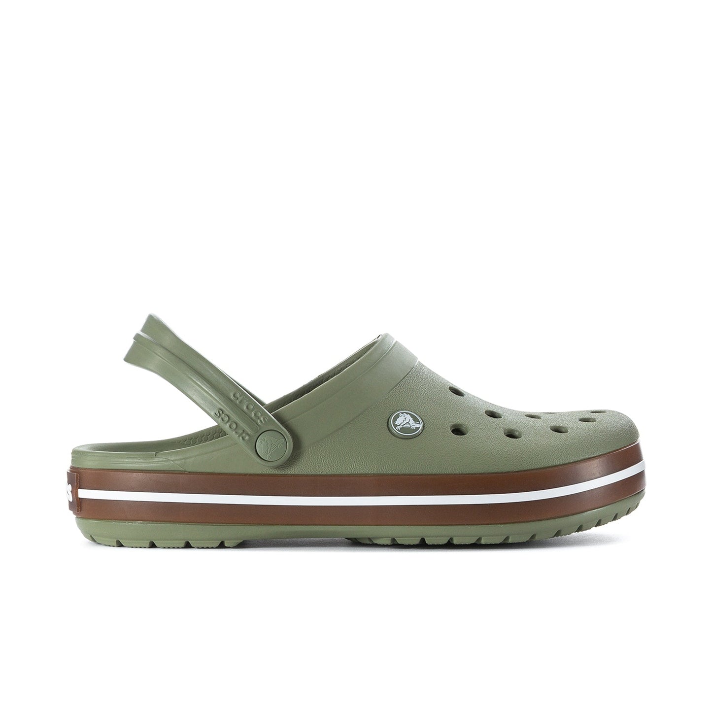 Crocs Men's Crocband Gum Clog - Cargo